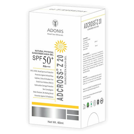 Adcross Z-20 sunscreen aqua gel 60g