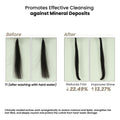 Anable D-Calm Conditioner before and after hard water hair texture comparison
