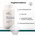 Anable D-Calm Shampoo targeted for dry frizzy chemically treated and chlorinated water exposed hair