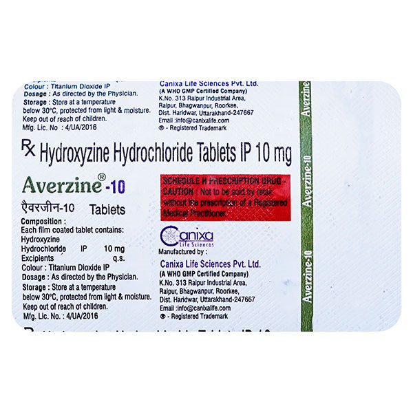 Averzine 10 Tab. 15`S