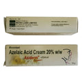 Aziderm 20% Cream 15 g box front and side panel