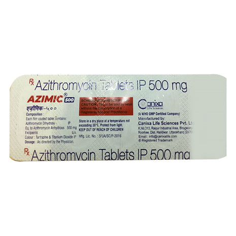 Azimic 500 Mg Tab