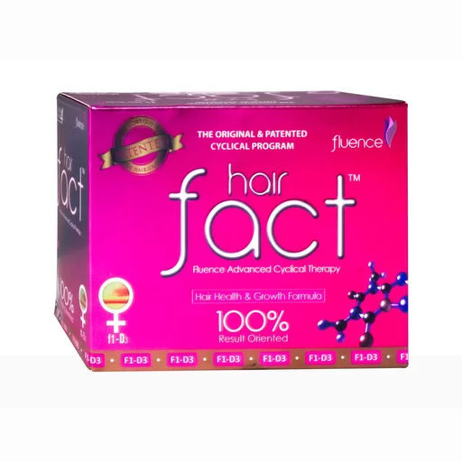 Hair Fact Fluence Advanced Cyclical Therapy F1-D3 front pack
