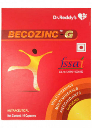 Becozinc G, 10 Capsules