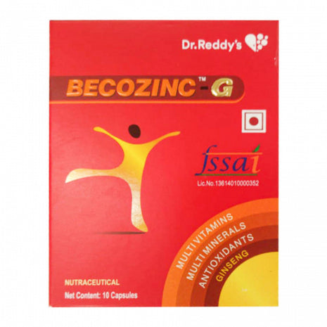 Becozinc G, 10 Capsules