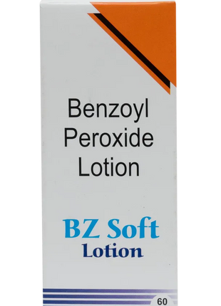 BZ Soft Benzoyl Peroxide Lotion, For Acne Care (60ML)