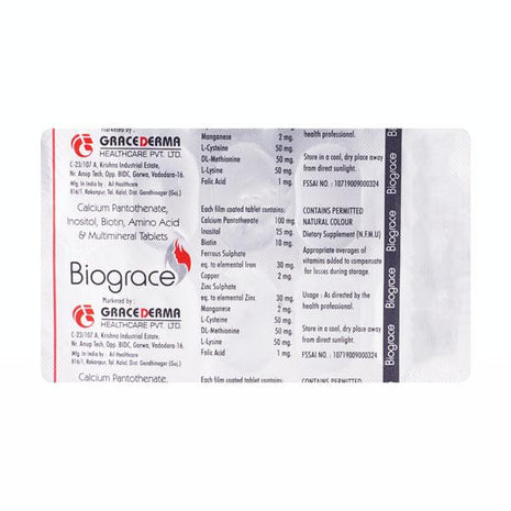 BIOGRACE TAB 1*10 PACK OF 3