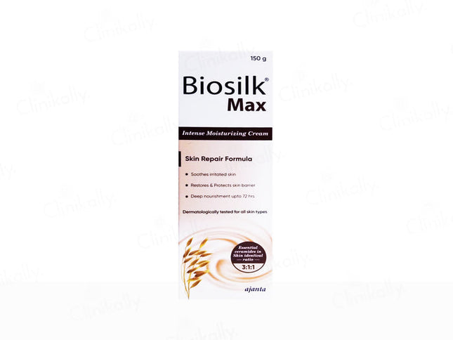 Biosilk max moisturising cream 150g