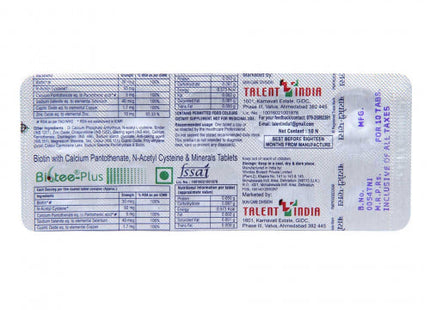 Biotee Plus, 10 Tablets