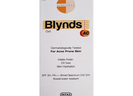 BLYNDS AC SPF 30+ PA+++ SUNSCREEN Gel 50gm