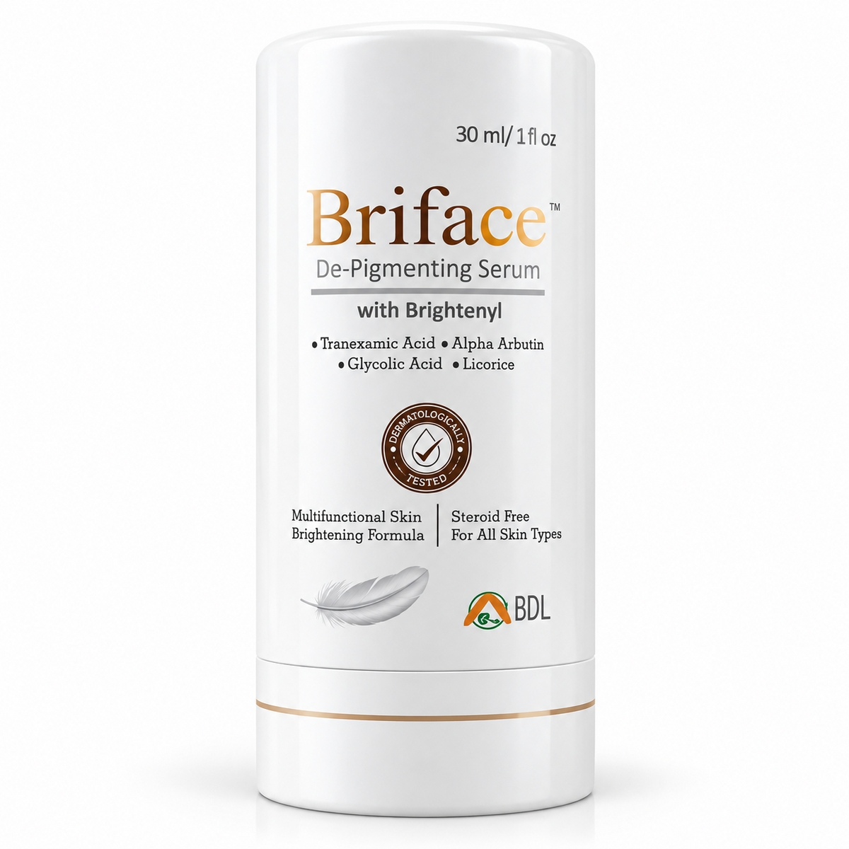 Briface De-Pigmenting Serum 30 ml front packaging