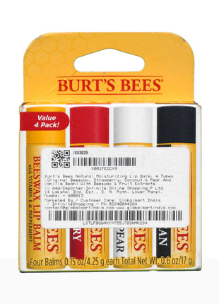 Best of Burt's Lip Balm 4-Pack