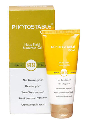 Photostable Gold Sunscreen Gel, 50gm