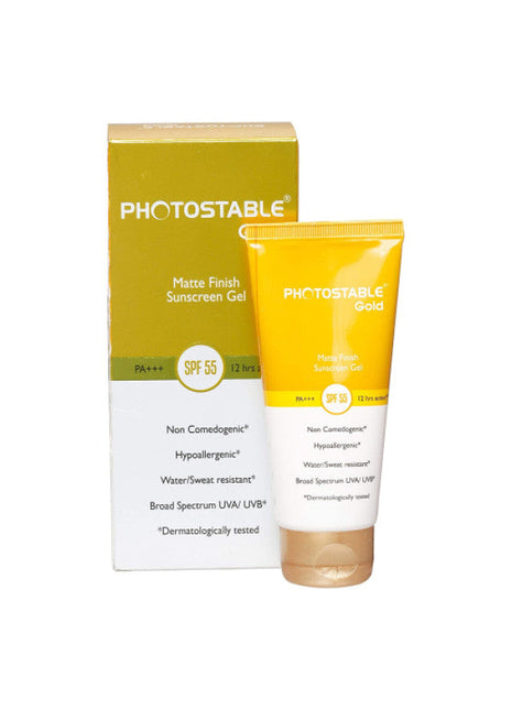 Photostable Gold Sunscreen Gel, 50gm