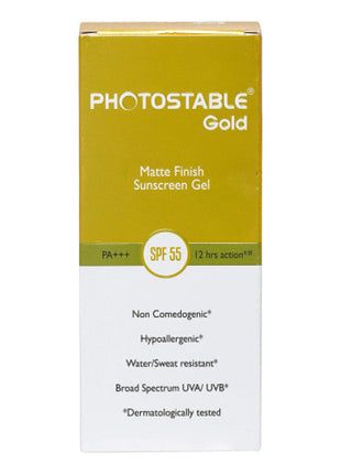 Photostable Gold Sunscreen Gel, 50gm