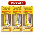 Aziderm 10% Gel Pack of 3