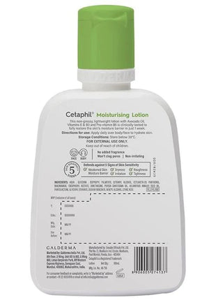 Cetaphil Moisturising Lotion Normal to Combination, Sensitive Skin