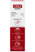 CIOLA Shampoo 100ml ingredients and directions