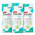 Pack of 3 Cipla Excela Lite lotion cartons, 100 ml each