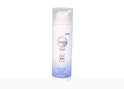 Rivela Sunscreen Lotion SPF 50 | 50 ml | Cipla