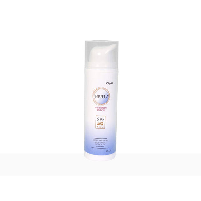 Rivela Sunscreen Lotion SPF 50 | 50 ml | Cipla