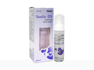 Saslic DS Foaming Face Wash 60 ml | Cipla