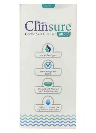 Clinsure Gentle Skin Cleanser, 125ml