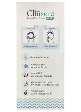 Clinsure Gentle Skin Cleanser, 125ml