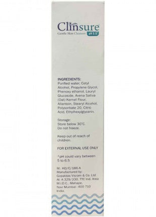 Clinsure Gentle Skin Cleanser, 125ml