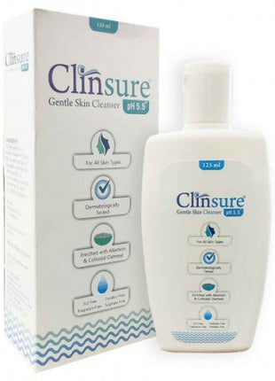 Clinsure Gentle Skin Cleanser, 125ml