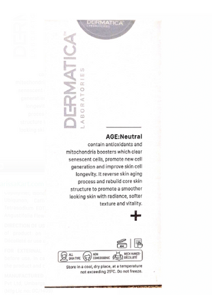 DERMATICA: Neutral Age Defying Cream