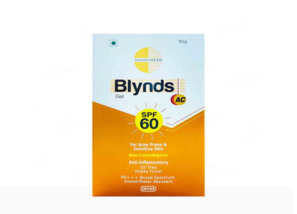 Blynds AC Sunscreen Gel SPF 60+ PA+++ 50GM
