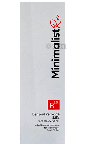 Minimalist Benzoyl Peroxide 2.5% Gel 30Ml