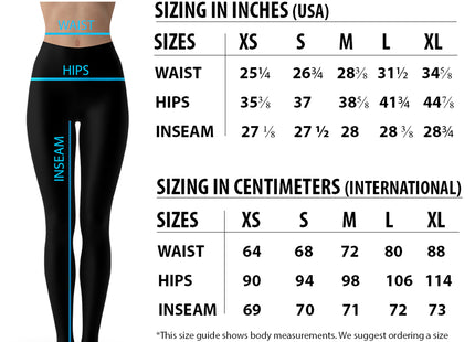 Womens Oriental Black Wolf Leggings