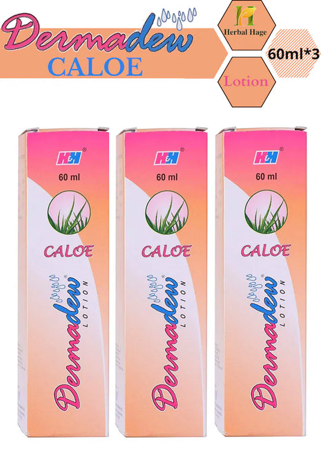 Dermadew caloe lotion 60ml pack of 3