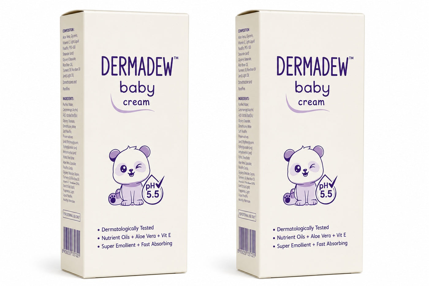 Dermadew baby cream 80gm pack of 2