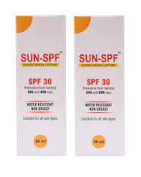 SUN SPF 30 Sunscreen Lotion (60 ML) (PACK OF 2)