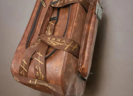 PREMIUM LEATHER FINISH TROLLEY BAG