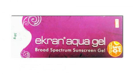 Ekran Aqua SPF30 Sunscreen Gel, 50gm