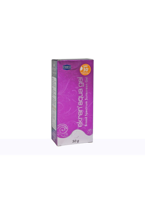 Ekran aqua gel broad spectrum sunscreen gel spf 30+ UVA/UVB, PA+++ protection 50 gm | klm