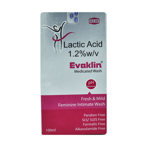 Evaklin Medicated Wash 100Ml