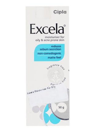 Excela Moisturiser For Oily & Acne Prone Skin Cream 50gm