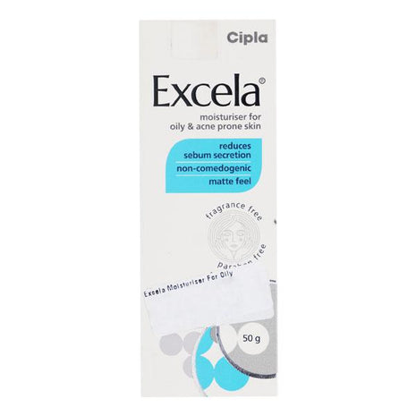 Excela Moisturiser For Oily & Acne Prone Skin Cream 50gm