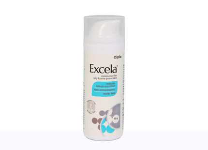 Excela Moisturiser for Oily & Acne Prone Skin 50 Gm | Cipla