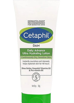 Cetaphil DAM Daily Advance Ultra Hydrating Lotion for Dry, Sensitive Skin 30g