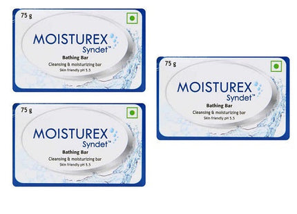 moisturex syndet bathing bar 75g (pack of 3)