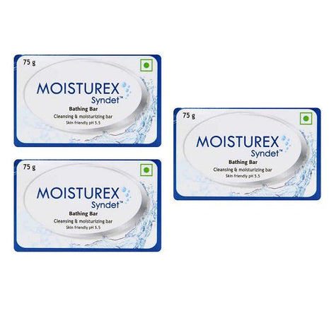 moisturex syndet bathing bar 75g (pack of 3)