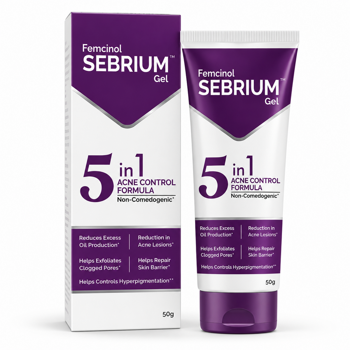 Femcinol Sebrium Gel 50 g front product packshot