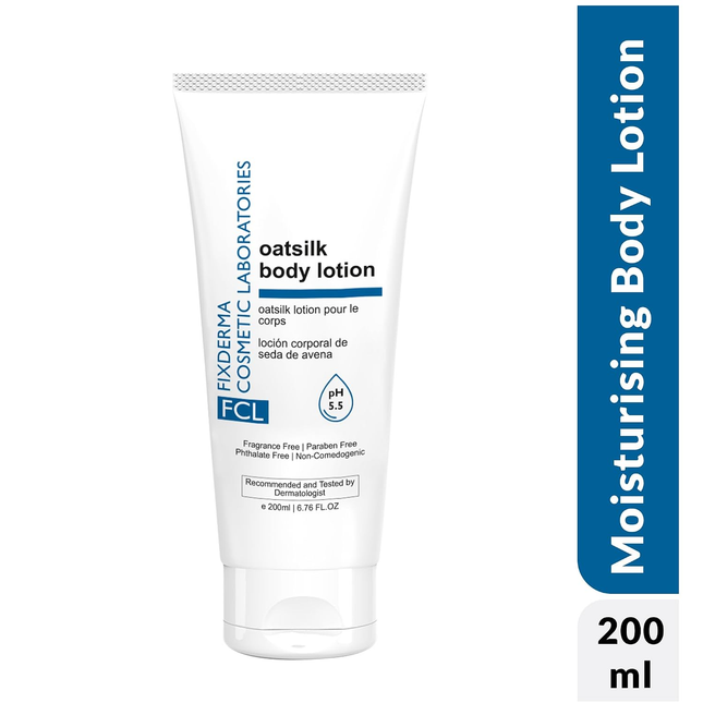 Fixderma Oatsilk Body Lotion 200ml pack size