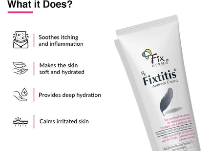Fixderma Fixtitis Anti Rash Cream 75g